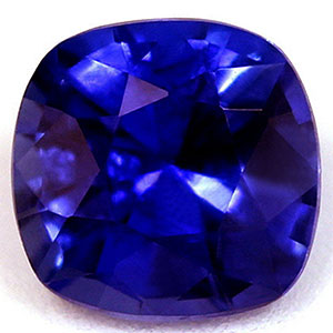 Sapphire Cushion 0.60 carat Blue Photo