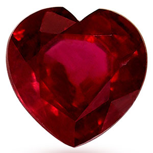 2.50 carat Heart Ruby - Gemstone Thumbnail