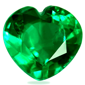 0.59 carat Heart Emerald - Gemstone Thumbnail