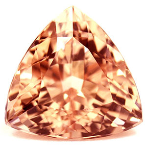 7.09 carat Trillion Morganite - Gemstone Thumbnail