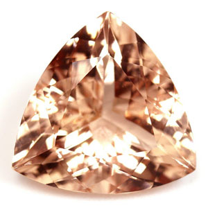 5.76 carat Trillion Morganite - Gemstone Thumbnail