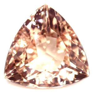 5.54 carat Trillion Morganite - Gemstone Thumbnail