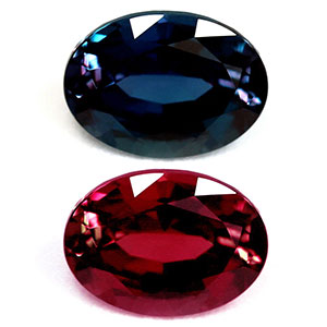 Alexandrite Oval 0.89 carat Green Photo