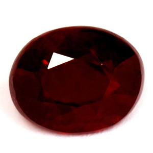 Ruby Oval 0.80 carat Red Photo