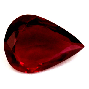 Ruby Pear 0.69 carat Red Photo