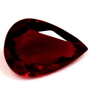 Ruby Pear 0.68 carat Red Photo