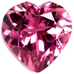 0.67 carat Heart Pink Tourmaline - Gemstone Thumbnail