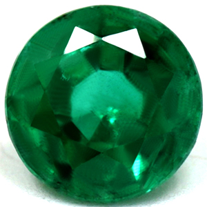 Emerald Round 0.69 carat Green Photo