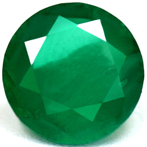 Emerald Round 0.66 carat Green Photo