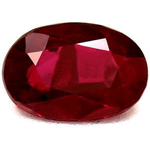 Ruby Oval 0.70 carat Red Photo