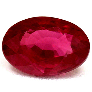 Ruby Oval 0.68 carat Red Photo