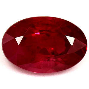 Ruby Oval 0.68 carat Red Photo