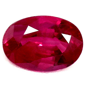 Ruby Oval 0.62 carat Red Photo