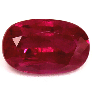Ruby Oval 0.69 carat Red Photo