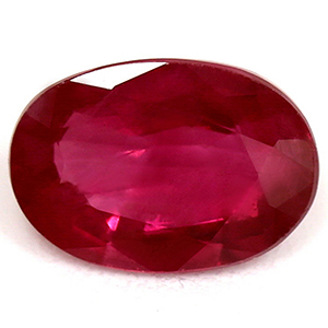 Ruby Oval 0.65 carat Red Photo