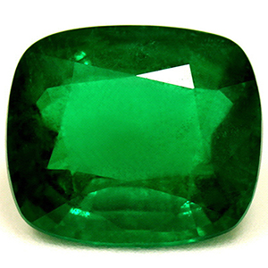 Emerald Cushion 3.91 carat Green Photo