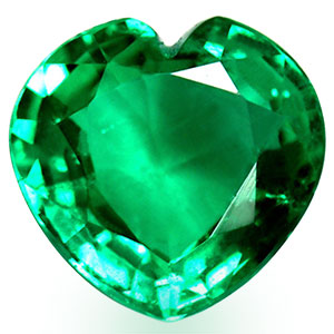 1.11 carat Heart Emerald - Gemstone Thumbnail