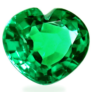 0.73 carat Heart Emerald - Gemstone Thumbnail