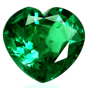 0.70 carat Heart Emerald - Gemstone Thumbnail