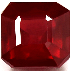 Composite 1.98 cts. Emerald Cut Ruby, A Quality | GemsNY