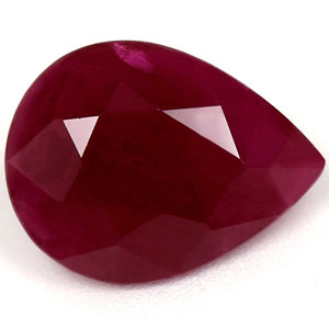 Ruby Pear 1.23 carat Red Photo
