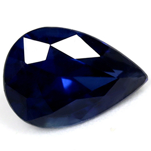 Sapphire Pear 0.78 carat Blue Photo