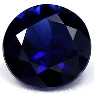 Sapphire Round 0.50 carat Blue Photo