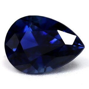 Sapphire Pear 0.87 carat Blue Photo