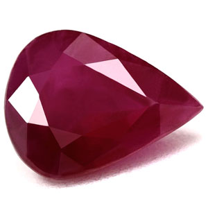 Ruby Pear 1.28 carat Red Photo
