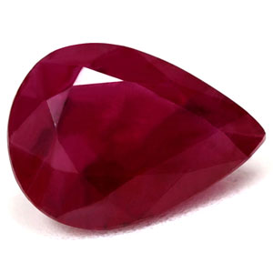 Ruby Pear 1.13 carat Red Photo