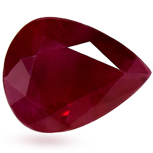 Ruby Pear 1.08 carat Red Photo