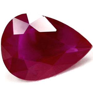 Ruby Pear 1.04 carat Red Photo