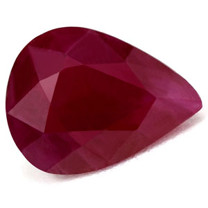Ruby Pear 1.16 carat Red Photo