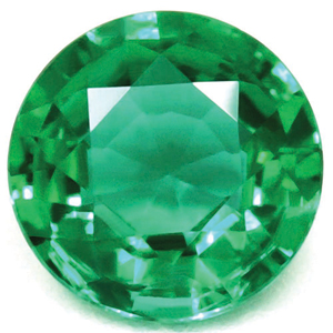Emerald Round 0.56 carat Green Photo
