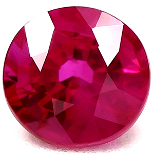 Ruby Round 0.58 carat Red Photo