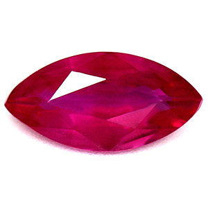 Ruby Marquise 0.58 carat Red Photo
