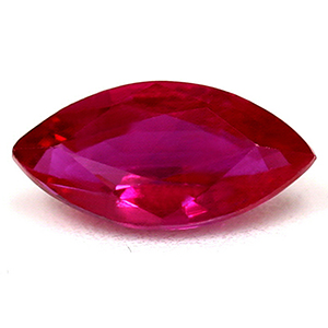 Ruby Marquise 0.73 carat Red Photo