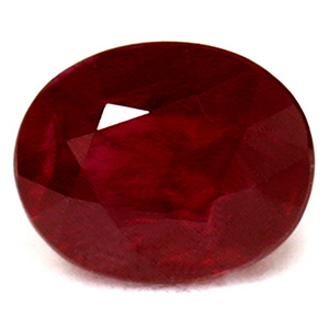 Ruby Oval 0.57 carat Red Photo