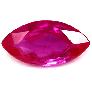 Ruby Marquise 0.63 carat Red Photo