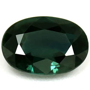 Sapphire Oval 0.75 carat Blue Green Photo