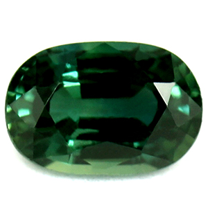 Sapphire Cushion 0.70 carat Blue Green Photo