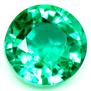 Emerald Round 0.70 carat Green Photo