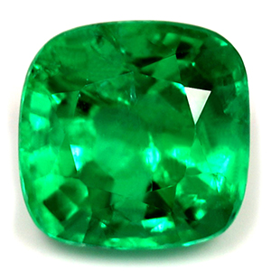 Emerald Cushion 0.66 carat Green Photo