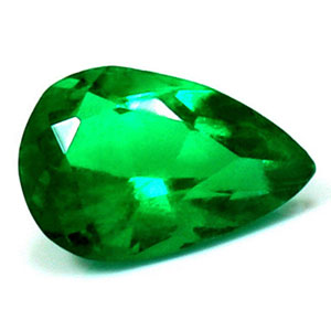 Emerald Pear 0.50 carat Green Photo