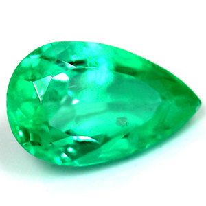 Emerald Pear 0.86 carat Green Photo