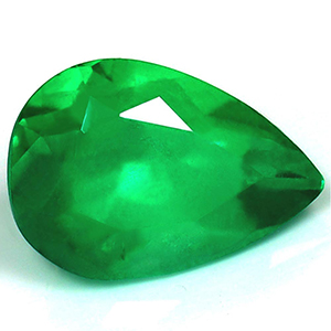 Emerald Pear 0.89 carat Green Photo