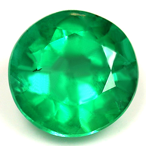 Emerald Round 0.63 carat Green Photo