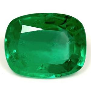 Emerald Cushion 3.73 carat Green Photo