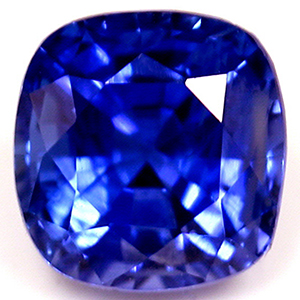 Sapphire Cushion 1.23 carat Blue Photo