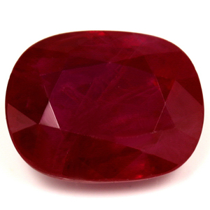 Ruby Cushion 5.05 carat Red Photo